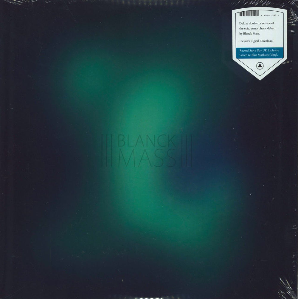 Blanck Mass Blanck Mass - RSD20 - Green & Blue Starburst Vinyl - Sealed UK 2-LP vinyl record set (Double LP Album) SBR-3023