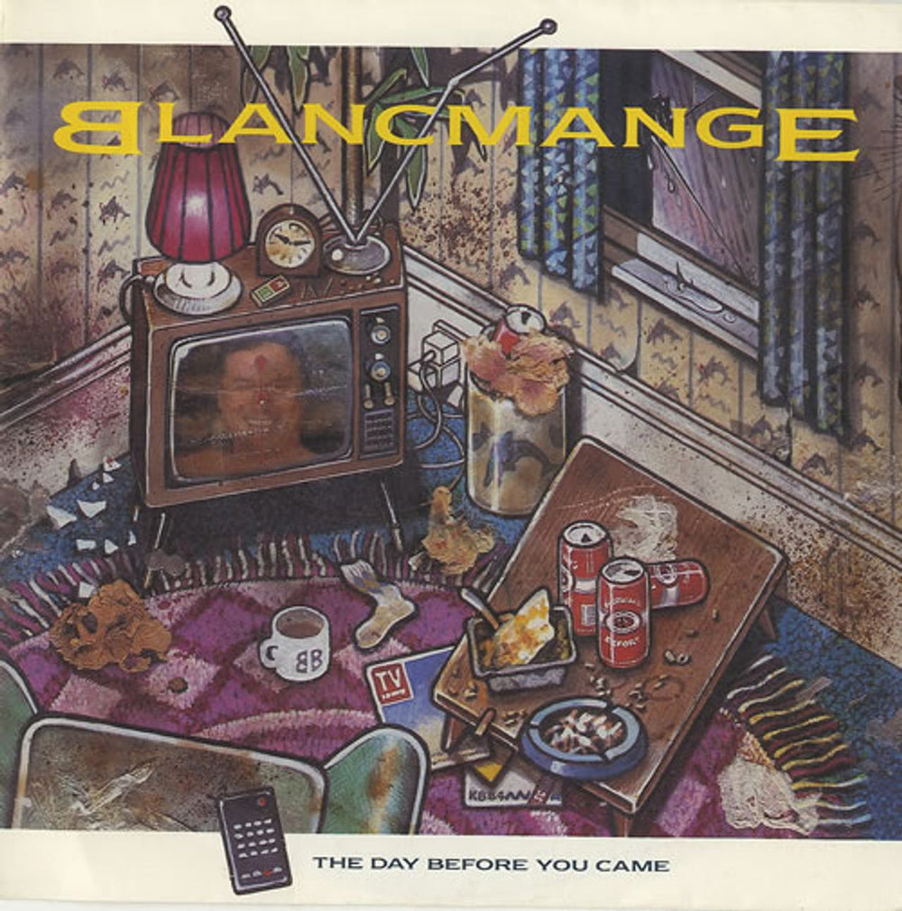 Blancmange The Day Before You Came UK 7" vinyl single (7 inch record / 45) BLANC8