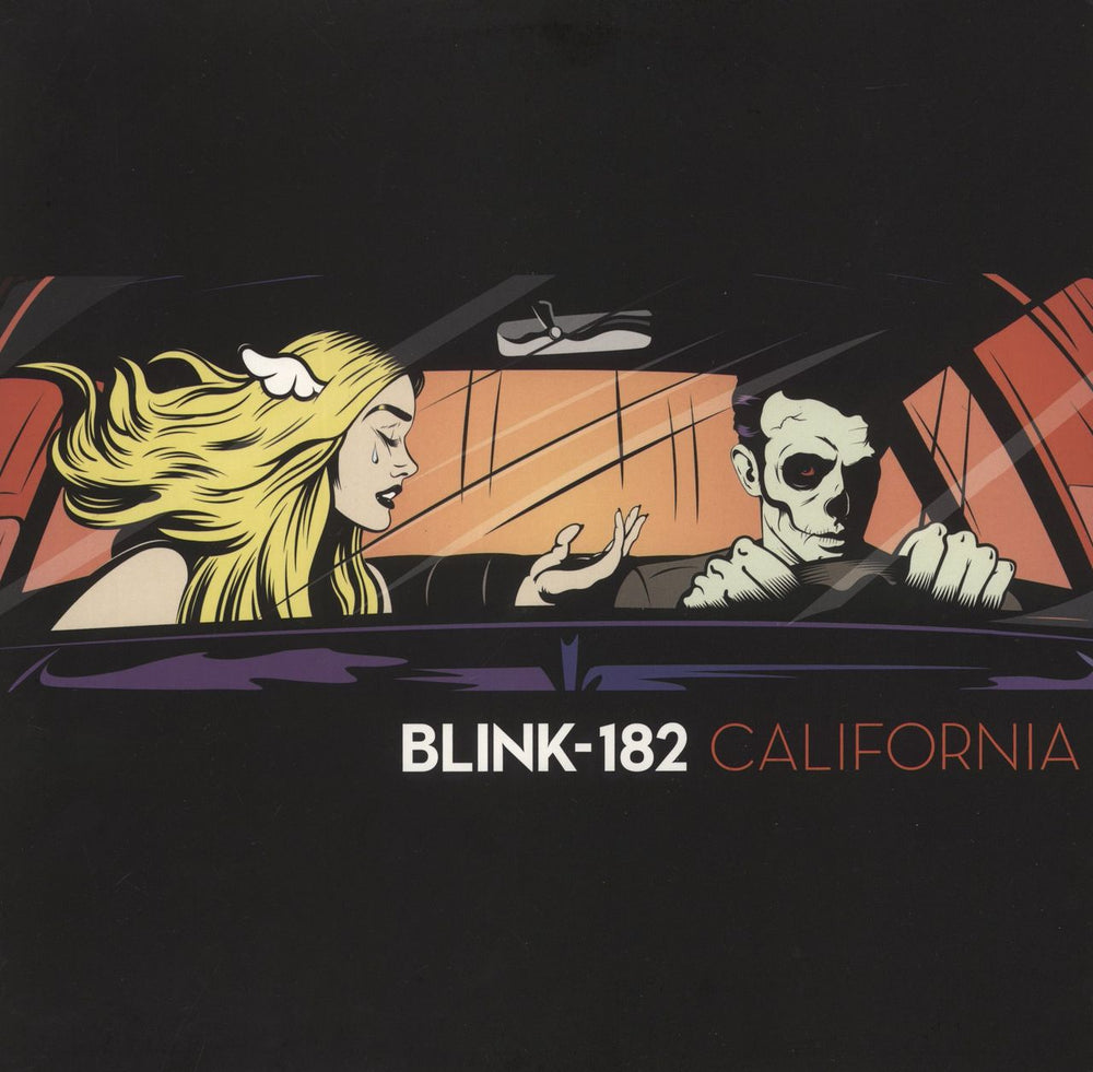 Blink 182 California - Red Vinyl UK vinyl LP album (LP record) 538212721