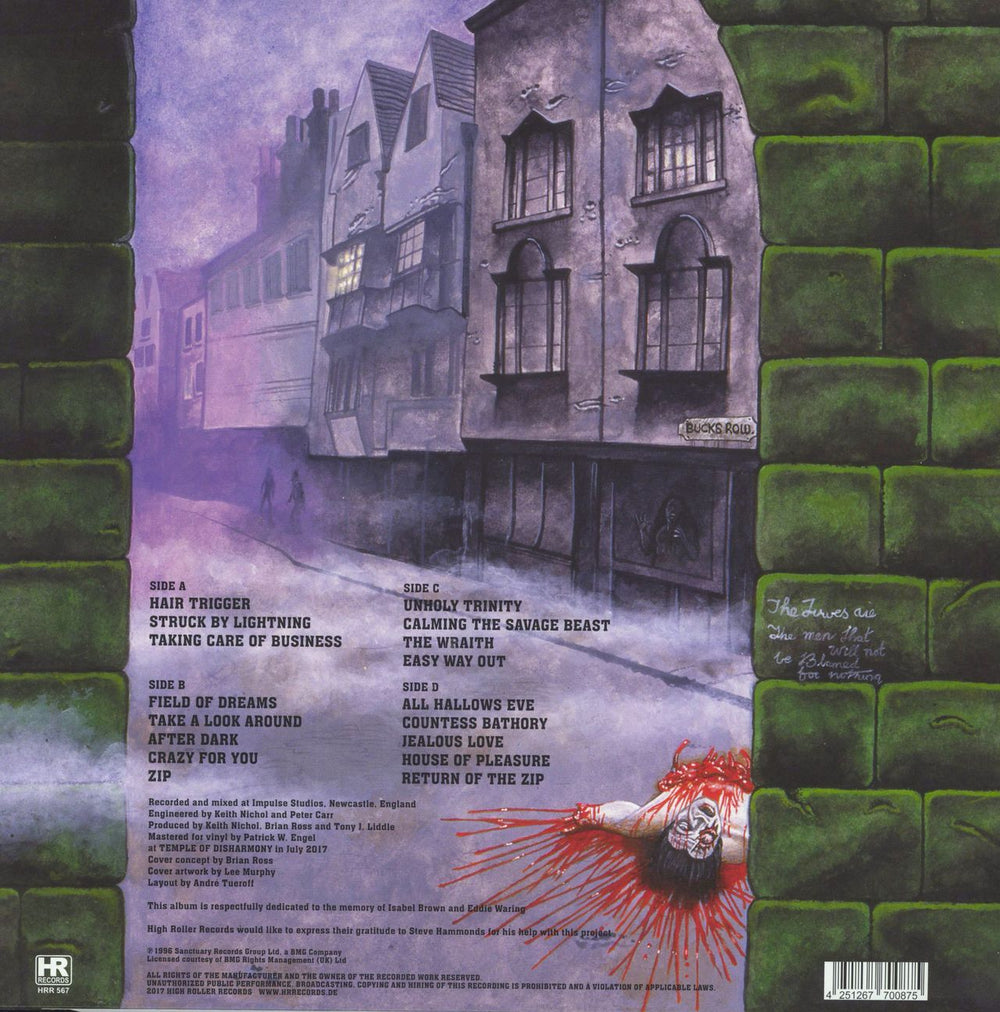 Blitzkrieg Unholy Trinity German 2-LP vinyl record set (Double LP Album) 4251267700875