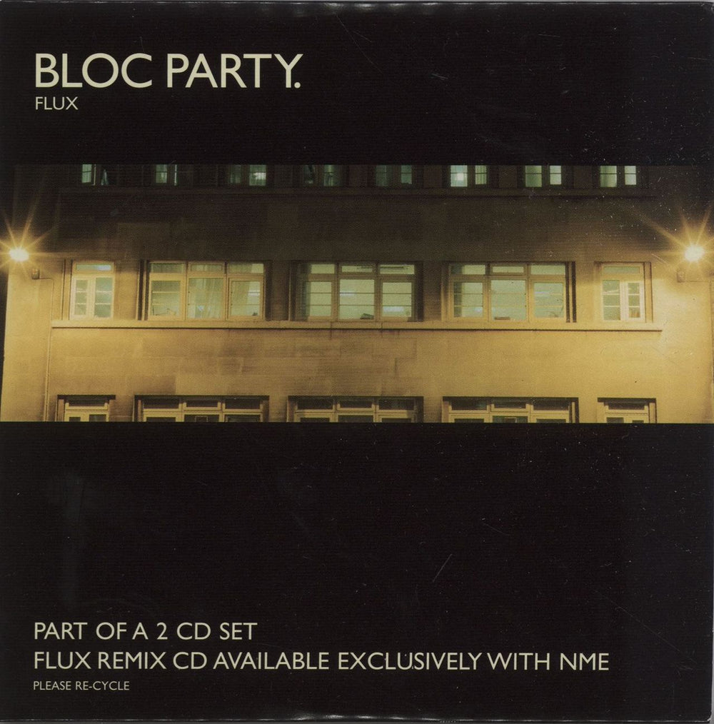 Bloc Party Flux + Remixes CD UK Promo 2-CD single set (Double CD single) BB52SFL675706