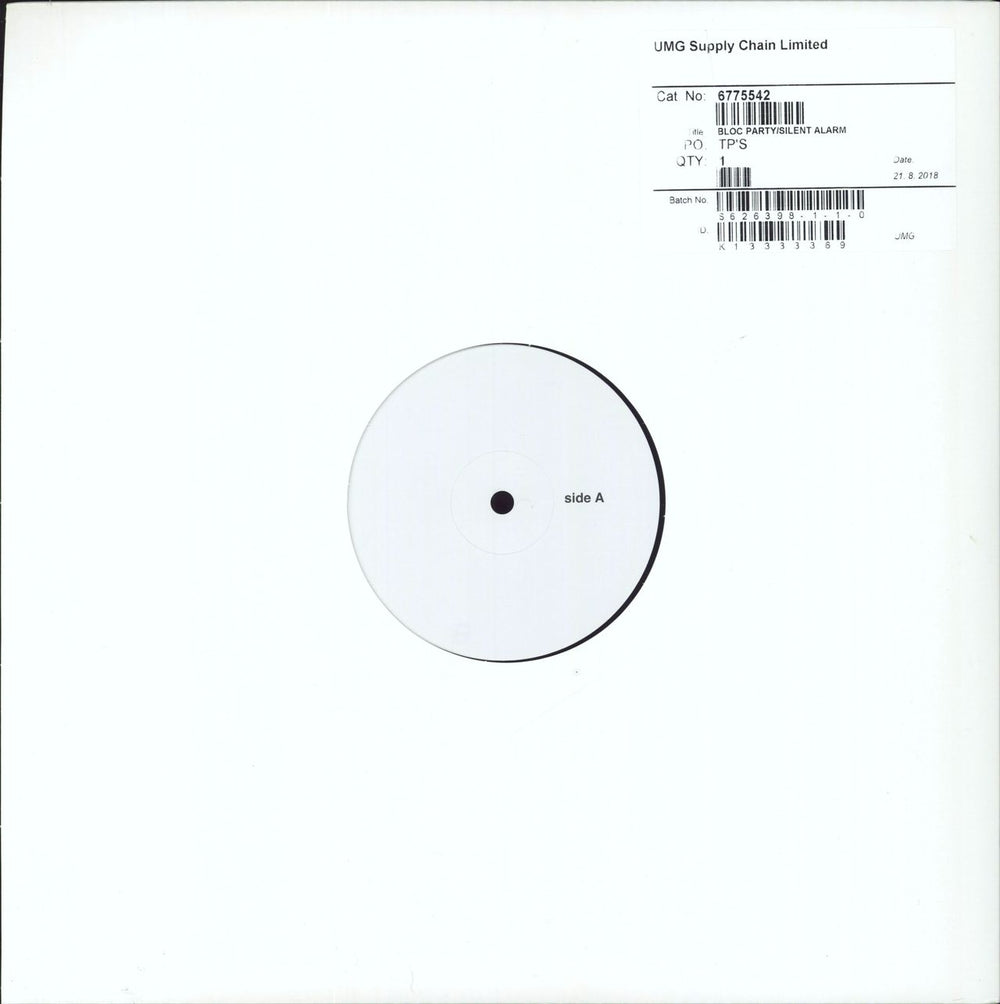 Bloc Party Silent Alarm - 180gm - Test Pressing UK vinyl LP album (LP record) 677554-2