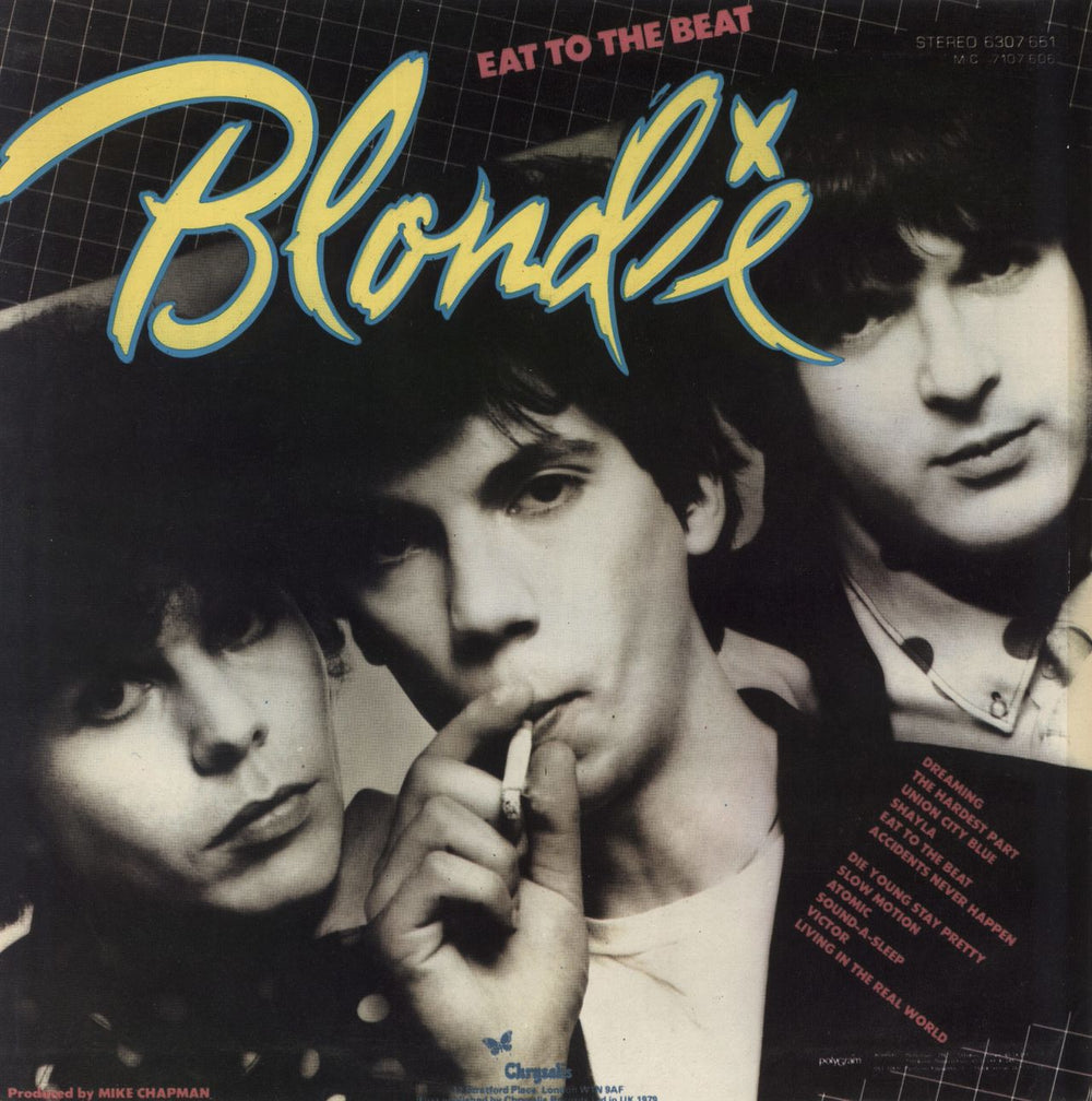 Blondie Eat To The Beat Greek vinyl LP album (LP record)