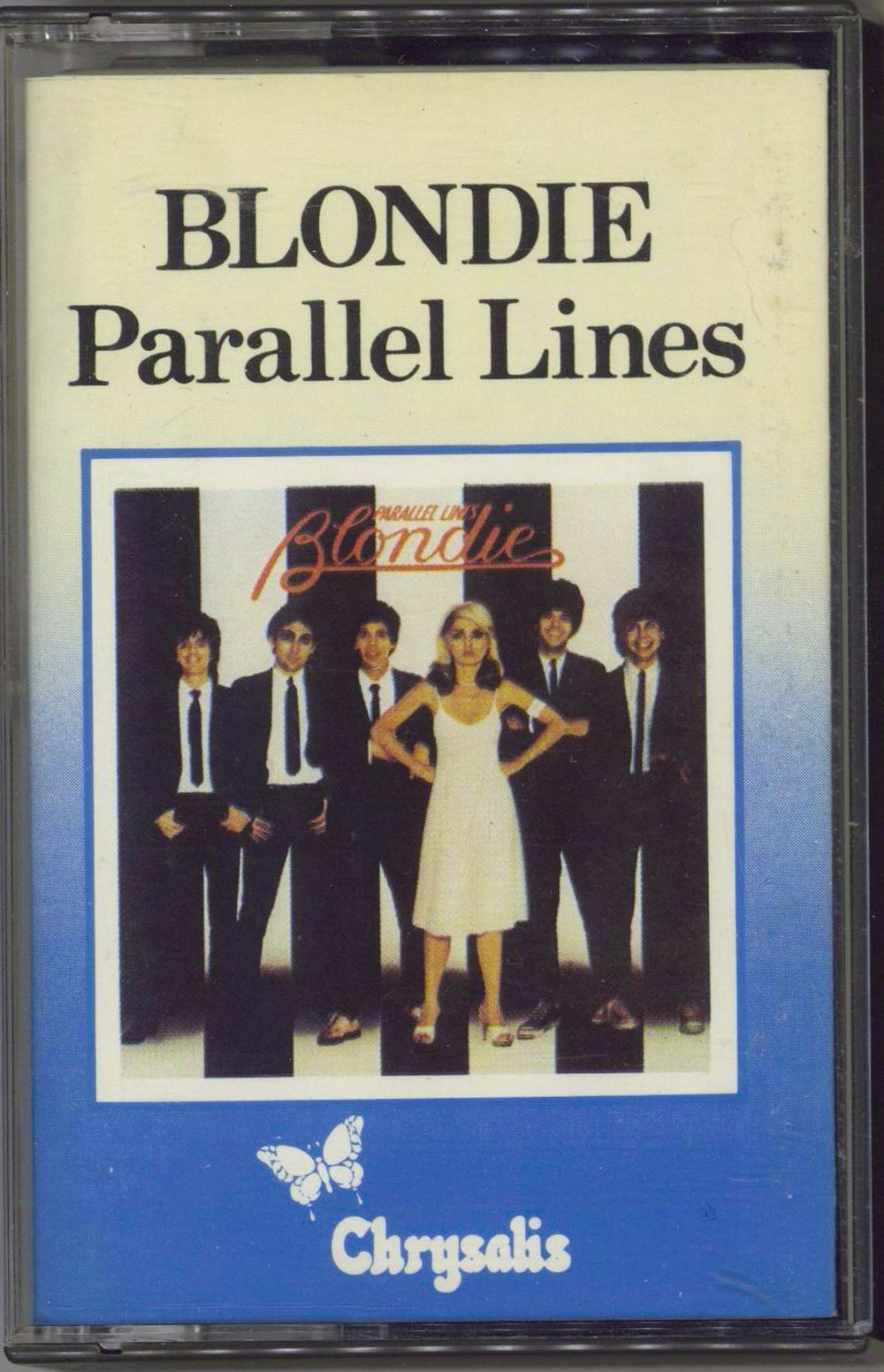 Blondie Parallel Lines - Blue Bordered Sleeve UK cassette album ZCDL1192