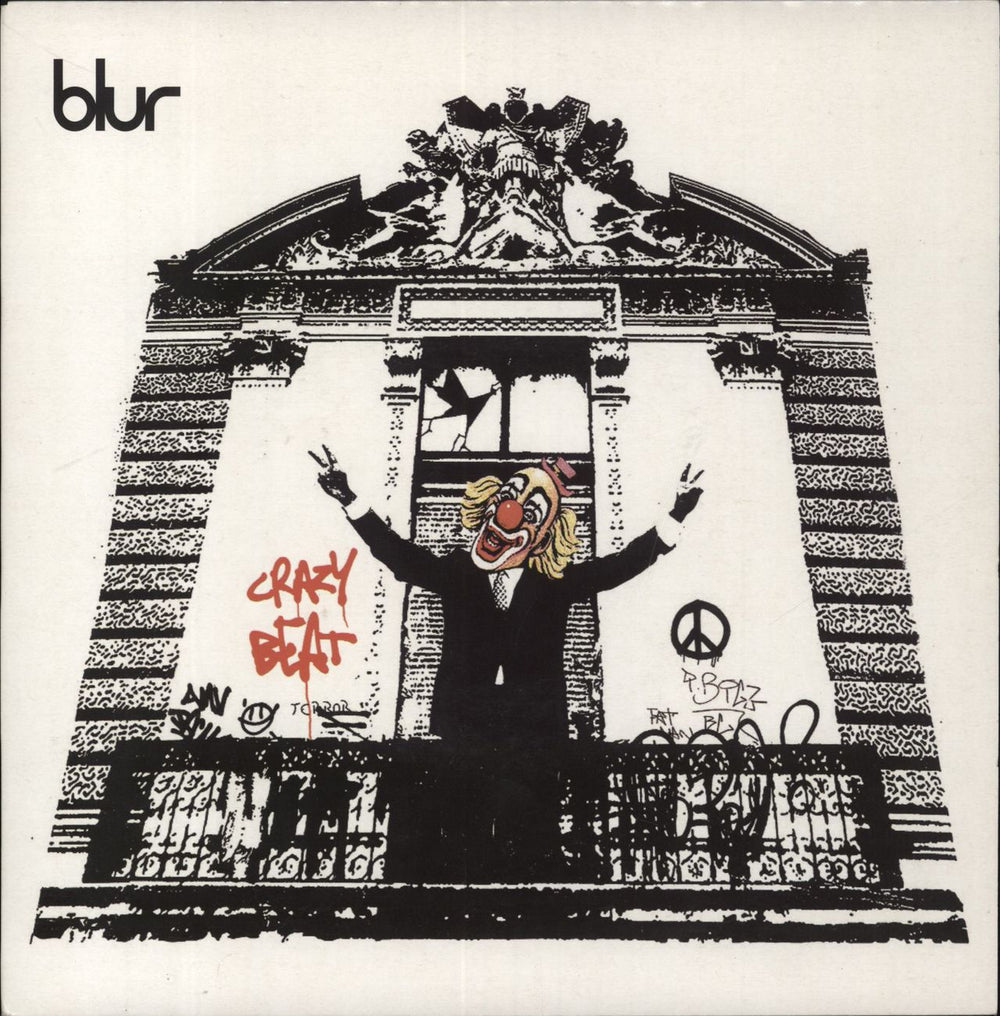 Blur Crazy Beat - Red vinyl UK 7" vinyl single (7 inch record / 45) R6610