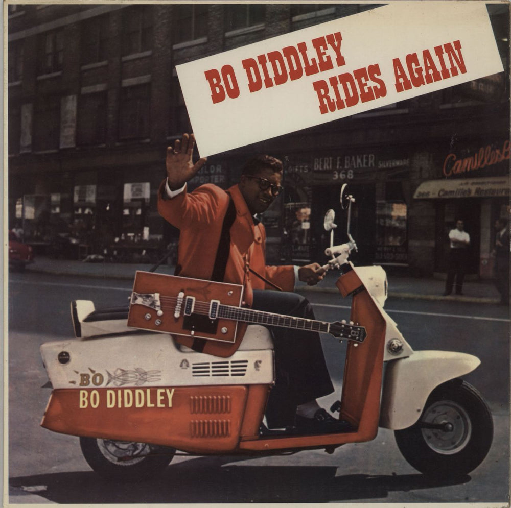 Bo Diddley Rides Again - WOS UK vinyl LP album (LP record) NPL28029