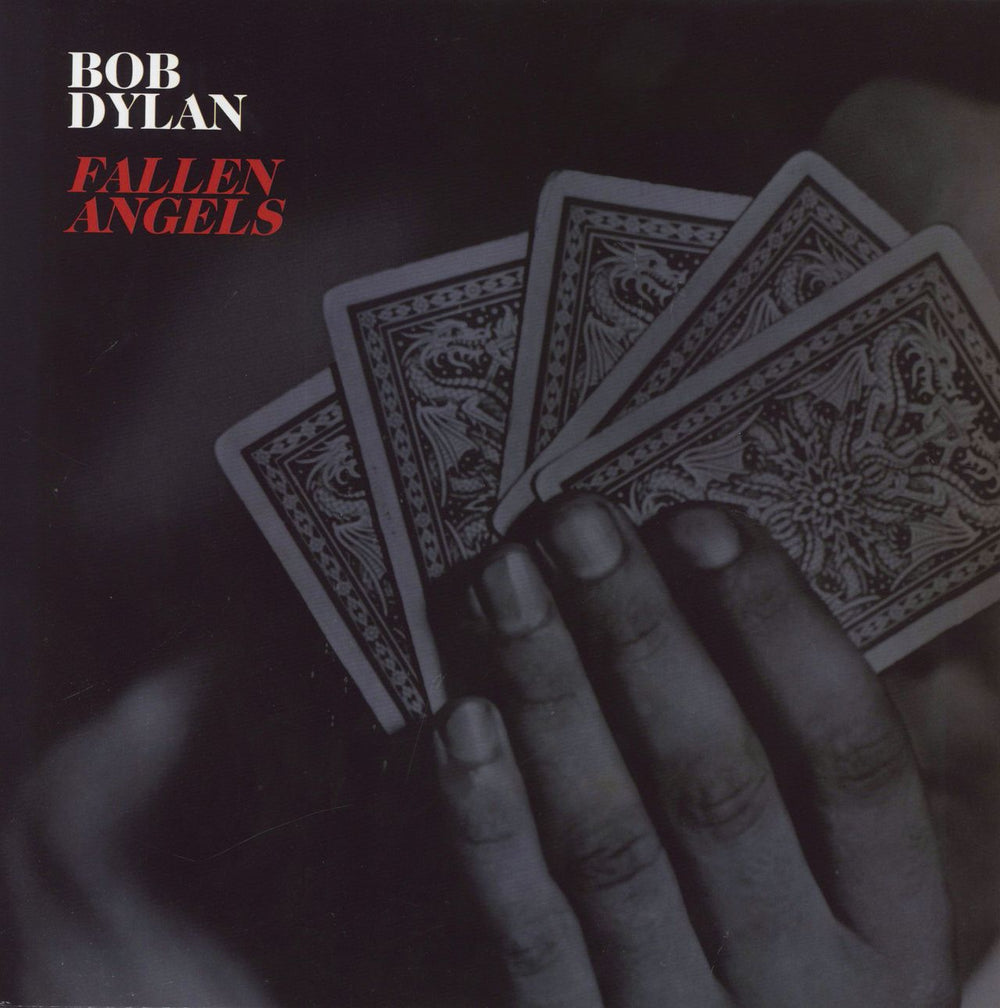 Bob Dylan Fallen Angels + booklet UK vinyl LP album (LP record)