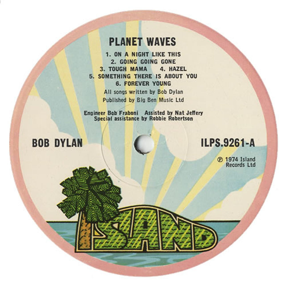 Bob Dylan Planet Waves + insert - VG Dutch vinyl LP album (LP record) DYLLPPL387886