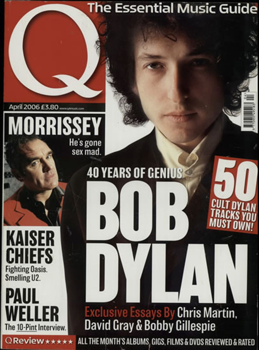 Bob Dylan Q Magazine - April 2006 UK Magazine — RareVinyl.com