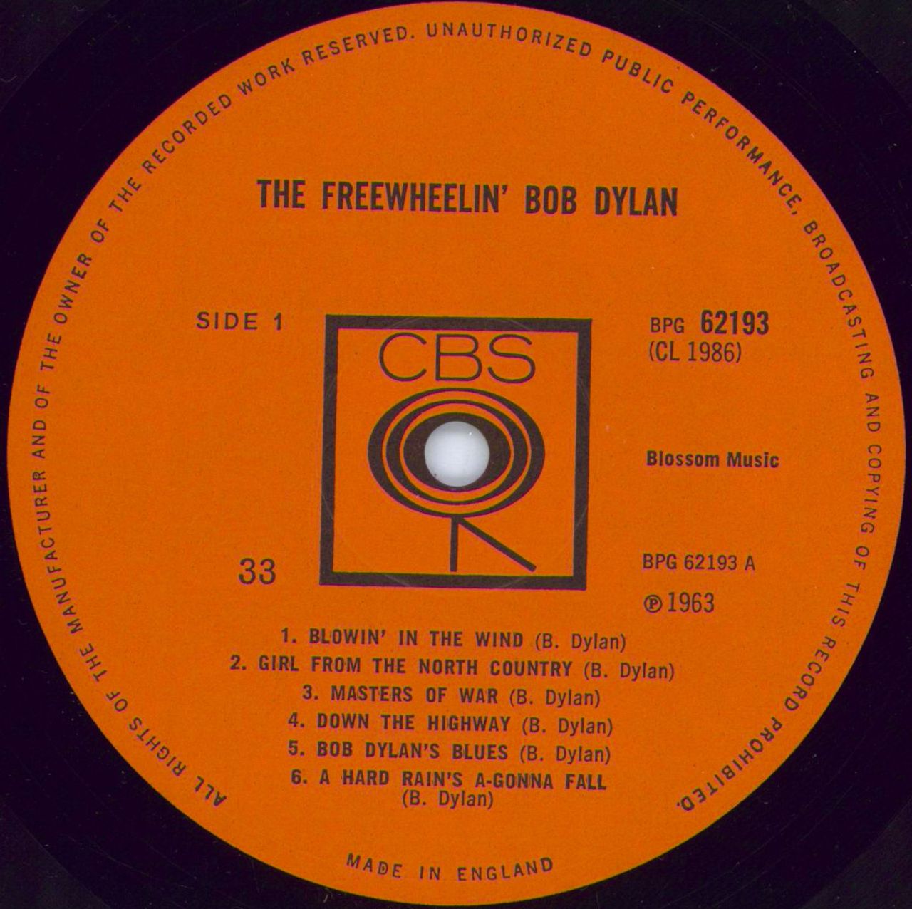 Bob Dylan The Freewheelin' Bob Dylan - 1st UK Vinyl LP — RareVinyl.com