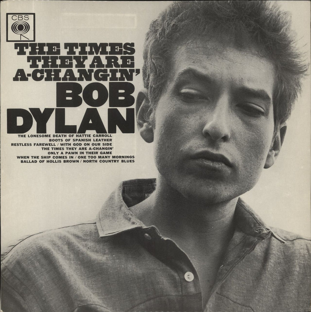 Bob Dylan The Times They Are A-Changin' - 1st UK vinyl LP album (LP record) BPG62251