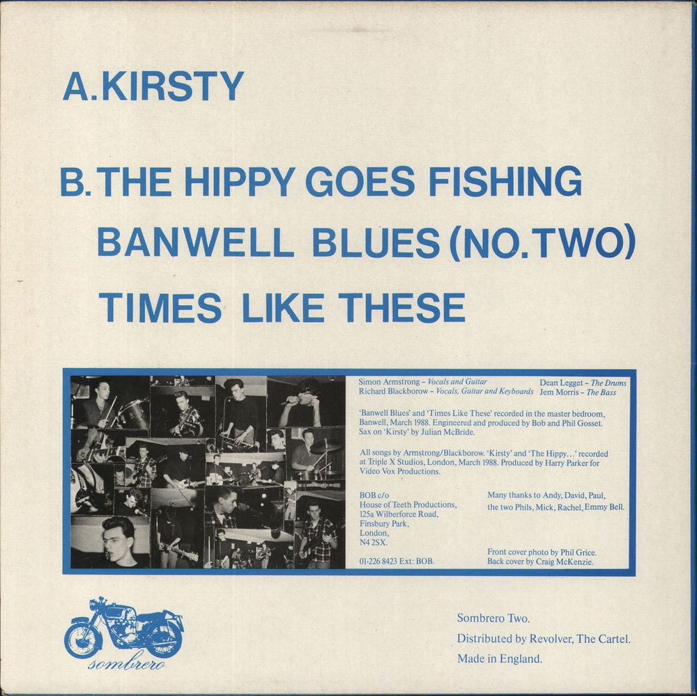 Bob Kirsty UK 12" vinyl single (12 inch record / Maxi-single)