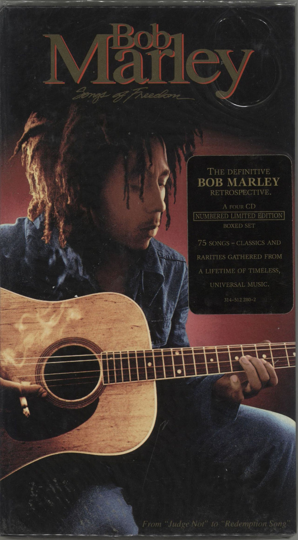 Bob Marley & The Wailers Songs Of Freedom - Sealed UK Cd album box 