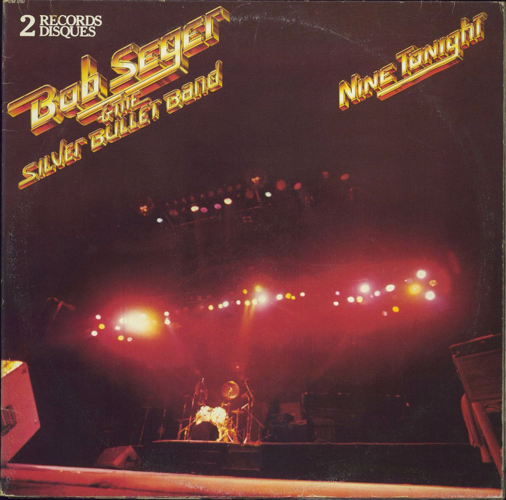 Bob Seger Nine Tonight Canadian 2-LP vinyl record set (Double LP Album) STBK-12182