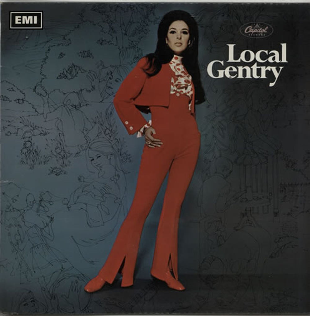 Bobbie Gentry Local Gentry - lime green label UK vinyl LP album (LP record) ST2964