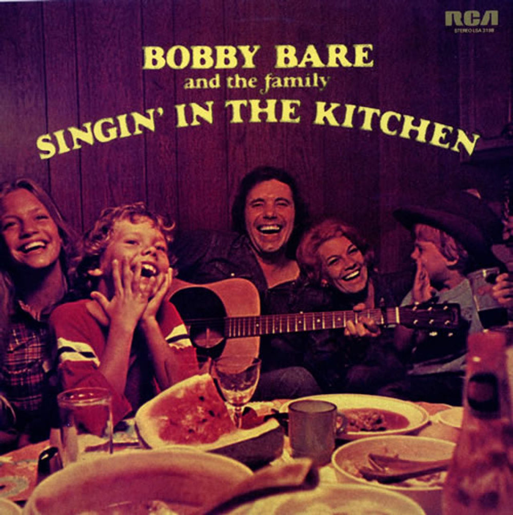 Bobby Bare Singin' In The Kitchen UK vinyl LP album (LP record) LSA3198