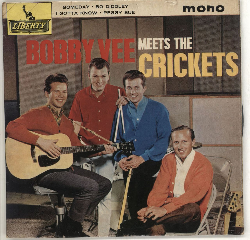 Bobby Vee Bobby Vee Meets The Crickets EP UK 7" vinyl single (7 inch record / 45) LEP2116