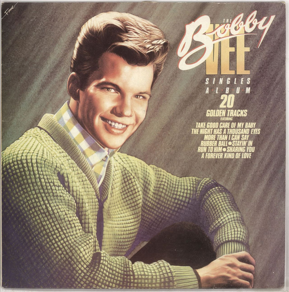 Bobby Vee The Bobby Vee Singles Album UK vinyl LP album (LP record) FA3021