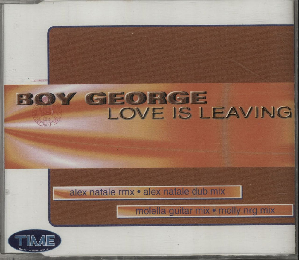 Boy George Love Is Leaving Italian CD single (CD5 / 5") CDTIME078