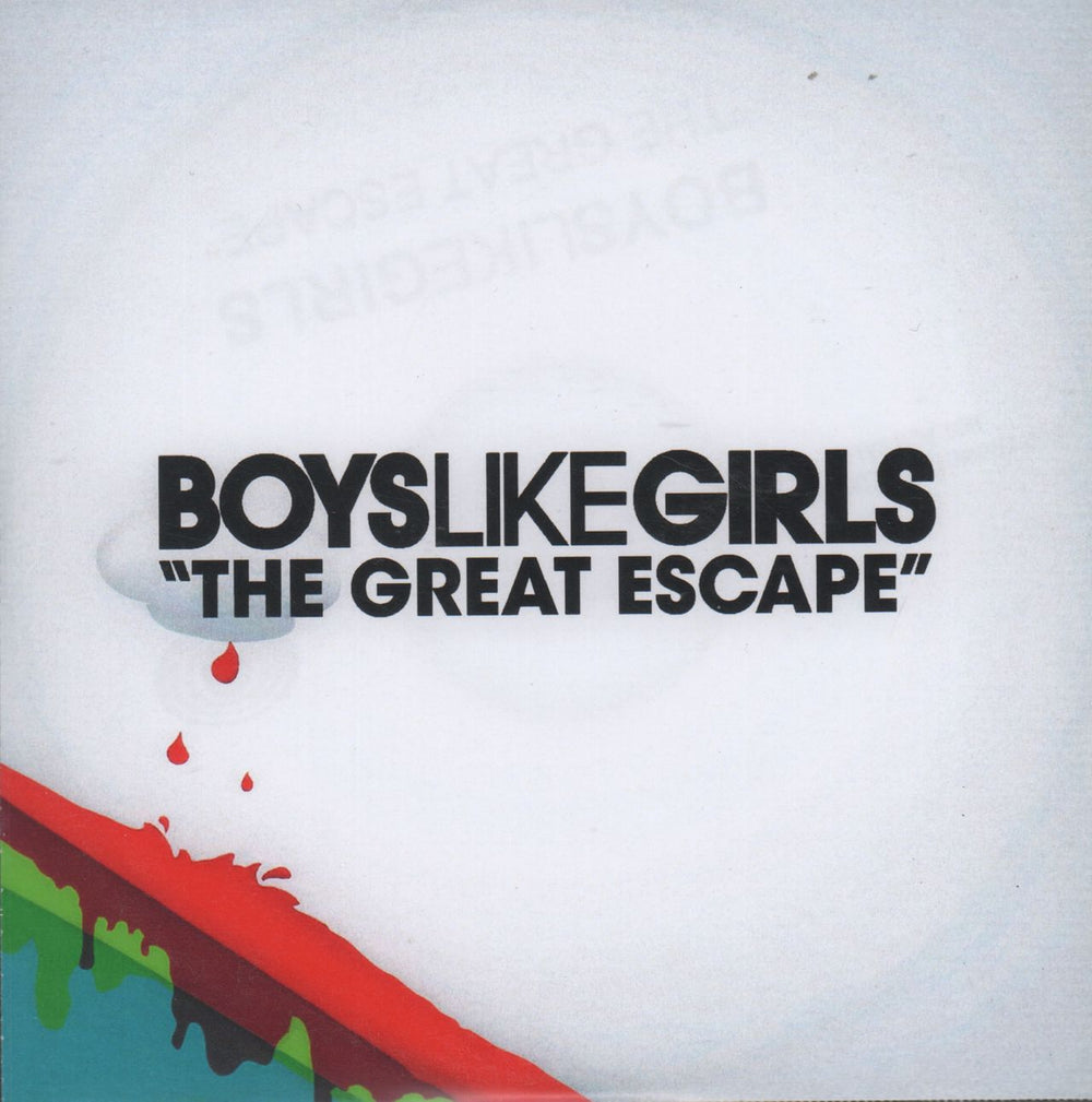 Boys Like Girls The Great Escape UK Promo CD-R acetate CD-R