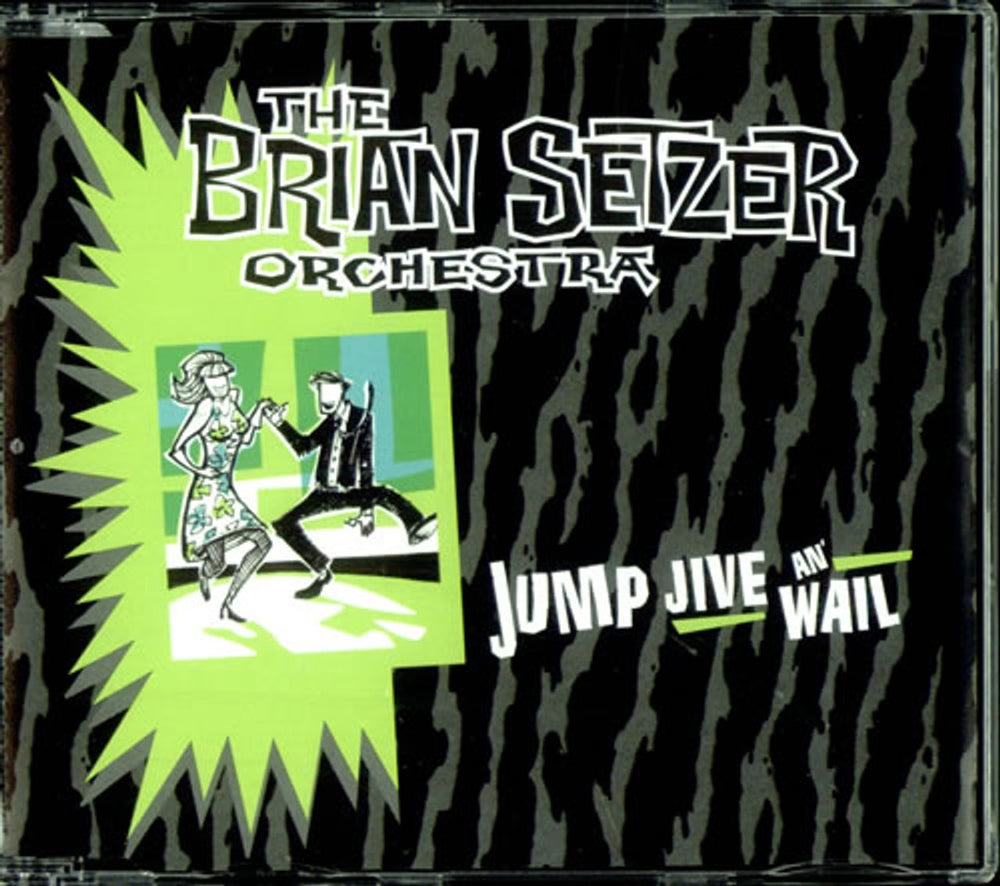 Brian Setzer Jump, Jive An' Wail UK CD single (CD5 / 5") IND-95601