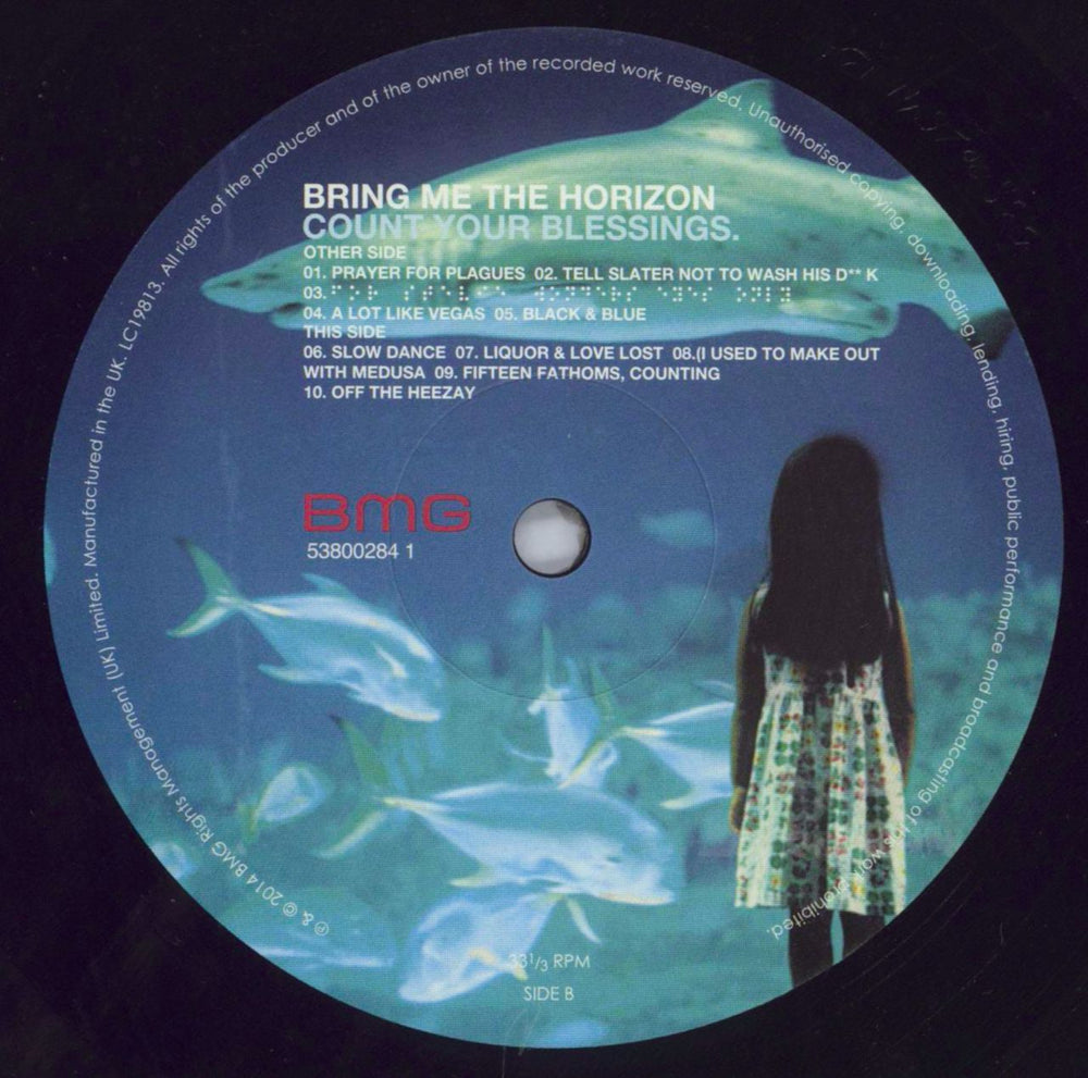 Bring Me The Horizon Count Your Blessings - Shrink UK vinyl LP album (LP record) BH8LPCO820317