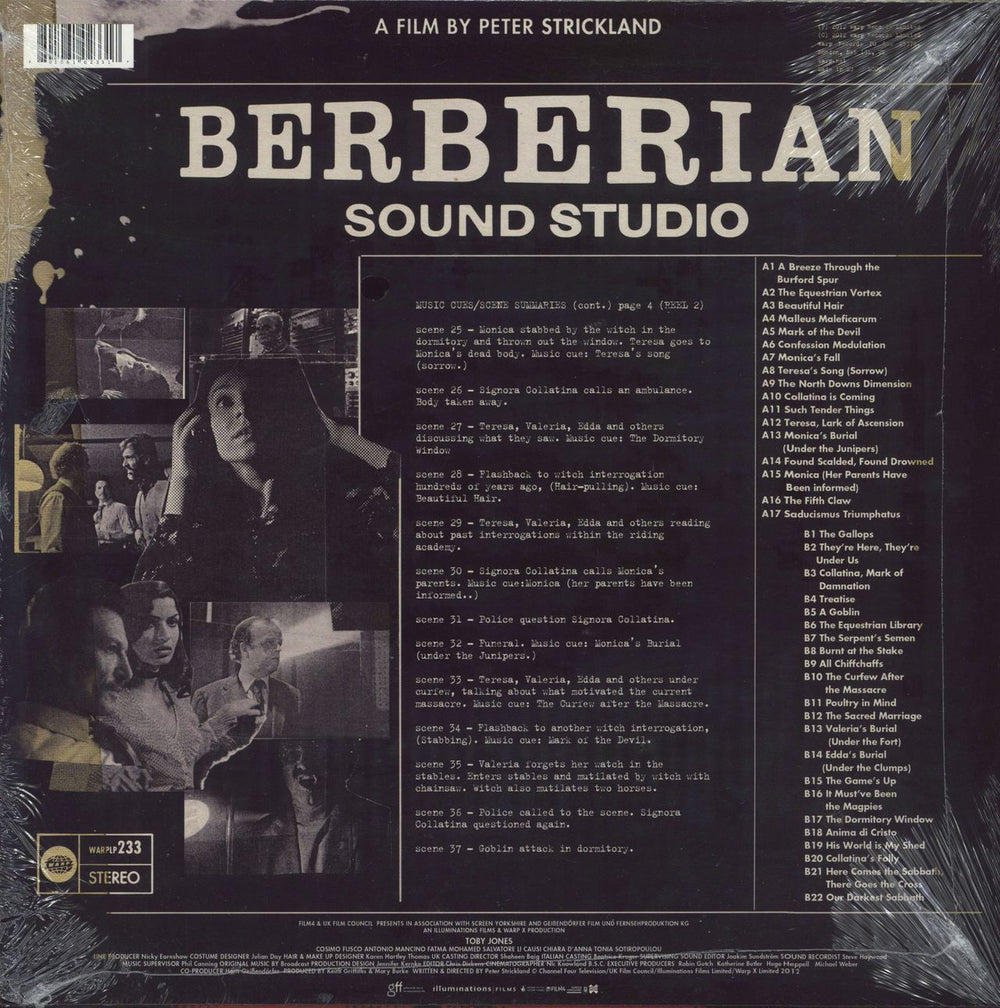 Broadcast Berberian Sound Studio - Shrink UK vinyl LP album (LP record) 801061023317