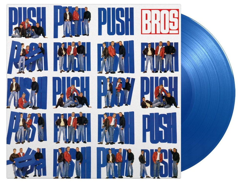 Bros Push - Blue Vinyl 35th Anniversary Edition UK vinyl LP album (LP record) MOVLP3341