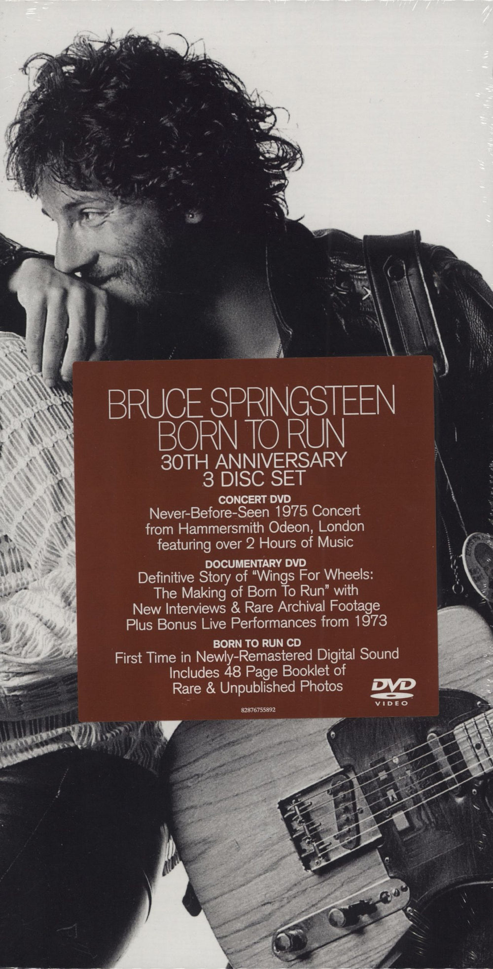 Bruce Springsteen Born To Run - 30th Anniversary Edition - Sealed UK 3-disc CD/DVD Set 82876755892