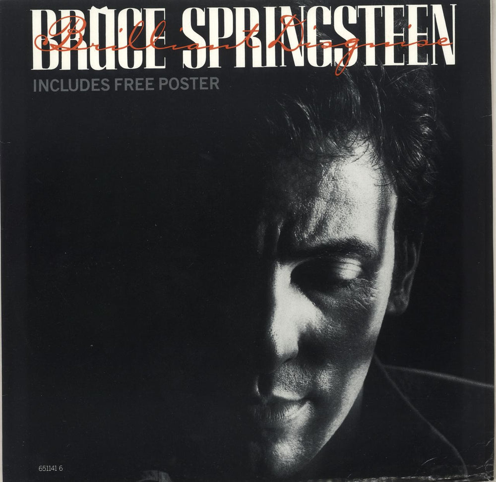 Bruce Springsteen Brilliant Disguise + Poster - EX UK 12" vinyl single (12 inch record / Maxi-single) 6511416