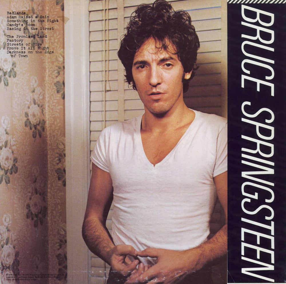 Bruce Springsteen Darkness On The Edge Of Town - Picture Obi Japanese vinyl LP album (LP record)