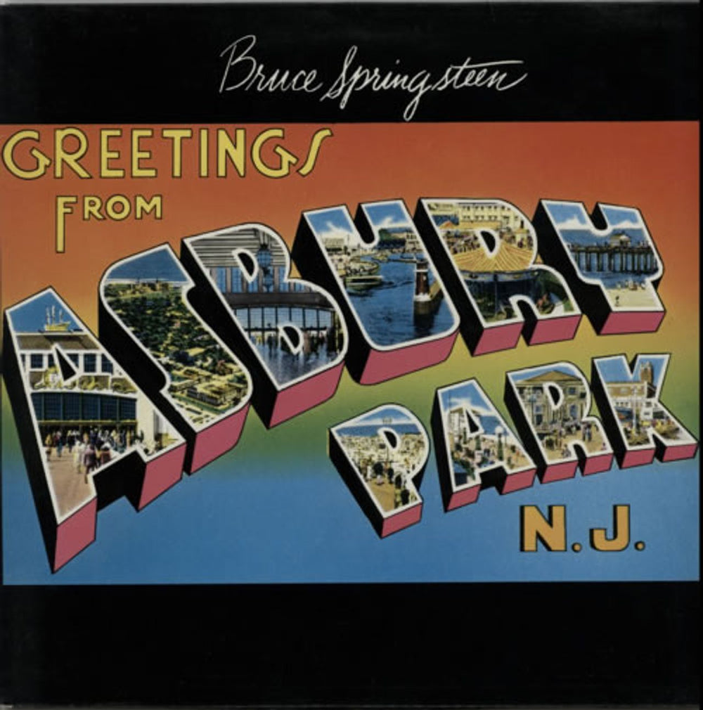 Bruce Springsteen Greetings From Asbury Park N.J. - 3rd UK vinyl LP album (LP record) 65480