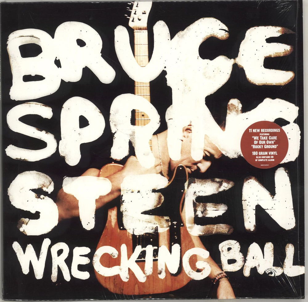 Bruce Springsteen Wrecking Ball - 180gram Vinyl + CD UK 2-LP vinyl record set (Double LP Album) 88691942541