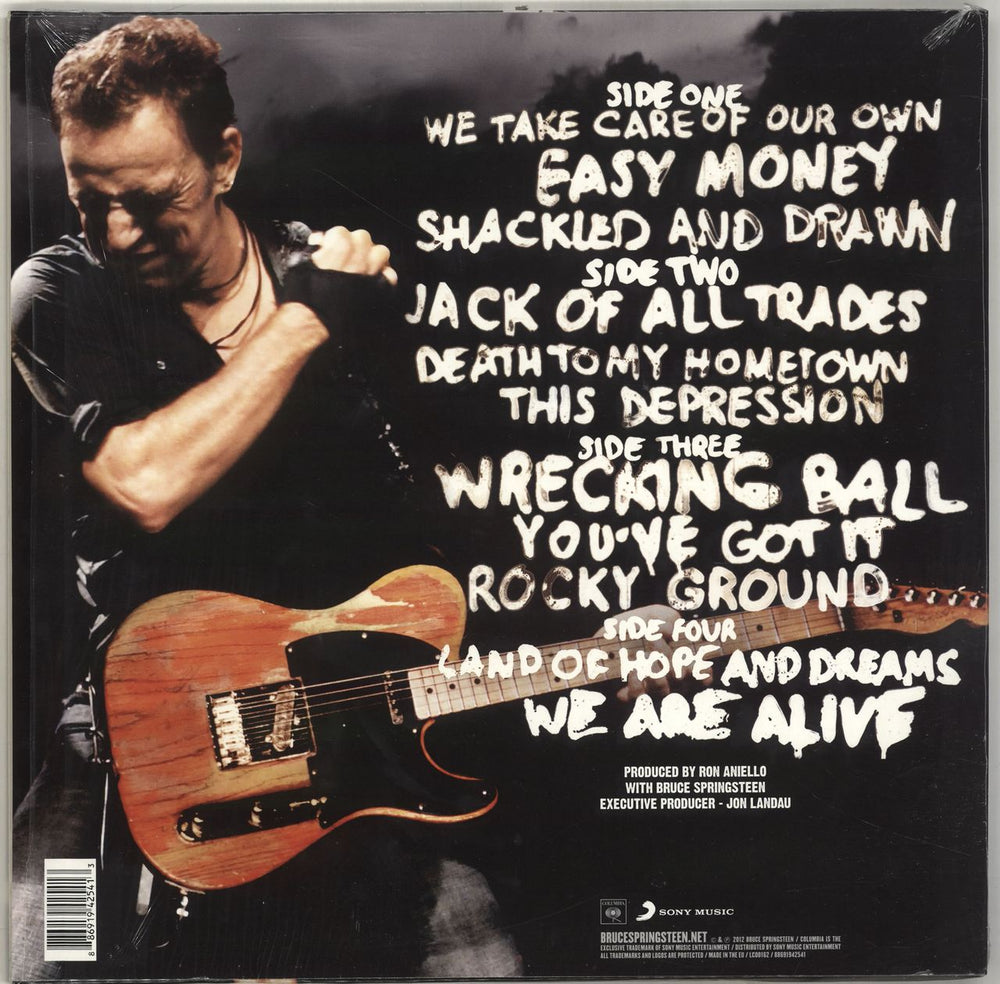 Bruce Springsteen Wrecking Ball - 180gram Vinyl + CD UK 2-LP vinyl record set (Double LP Album) 886919425413