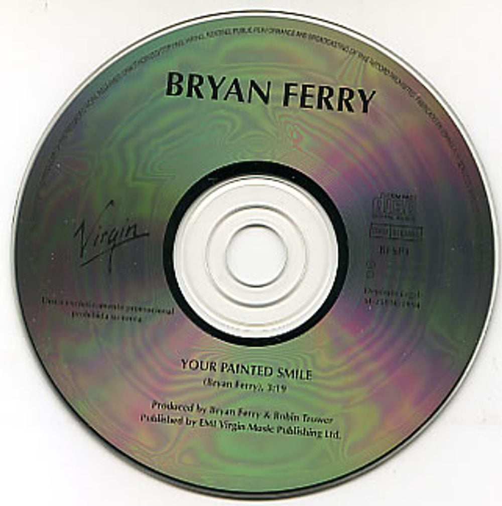 Bryan Ferry Your Painted Smile Spanish Promo CD single (CD5 / 5") BFSP1