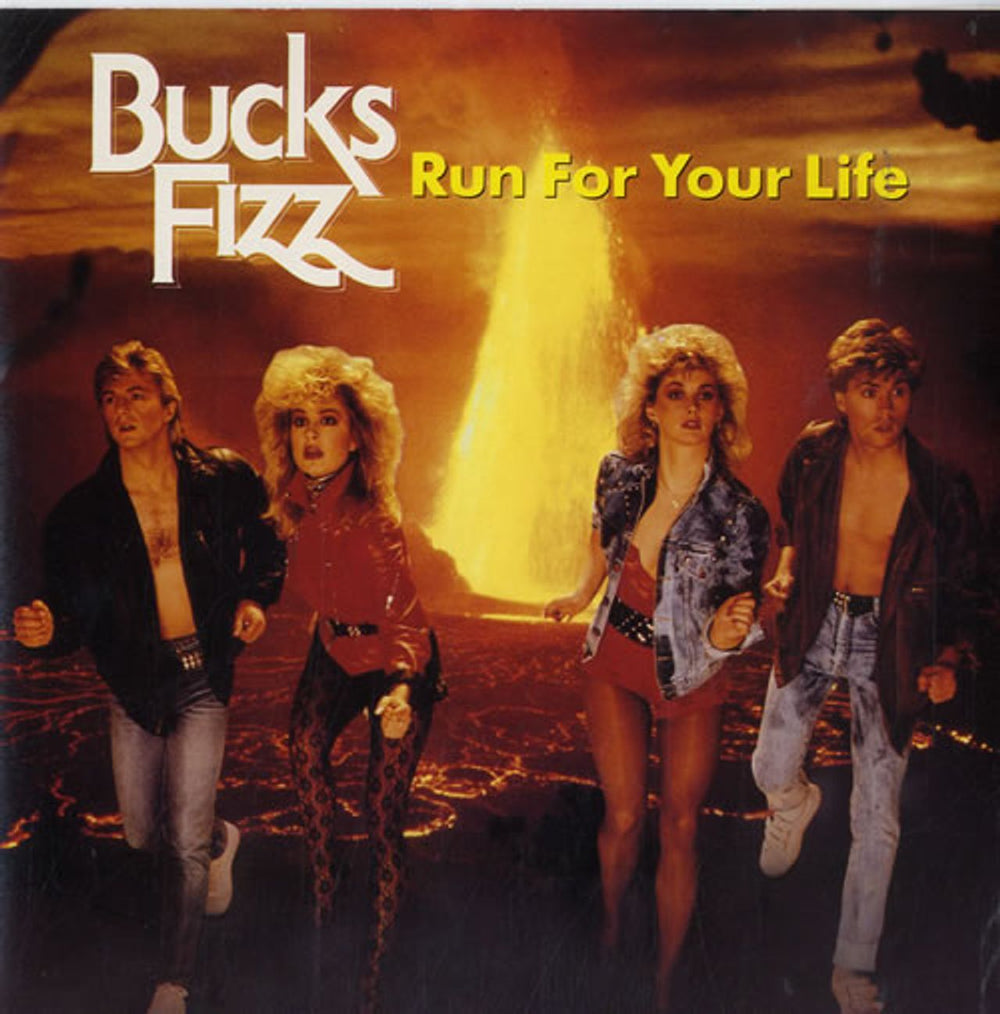 Bucks Fizz Run For Your Life UK 7" vinyl single (7 inch record / 45) FIZ1