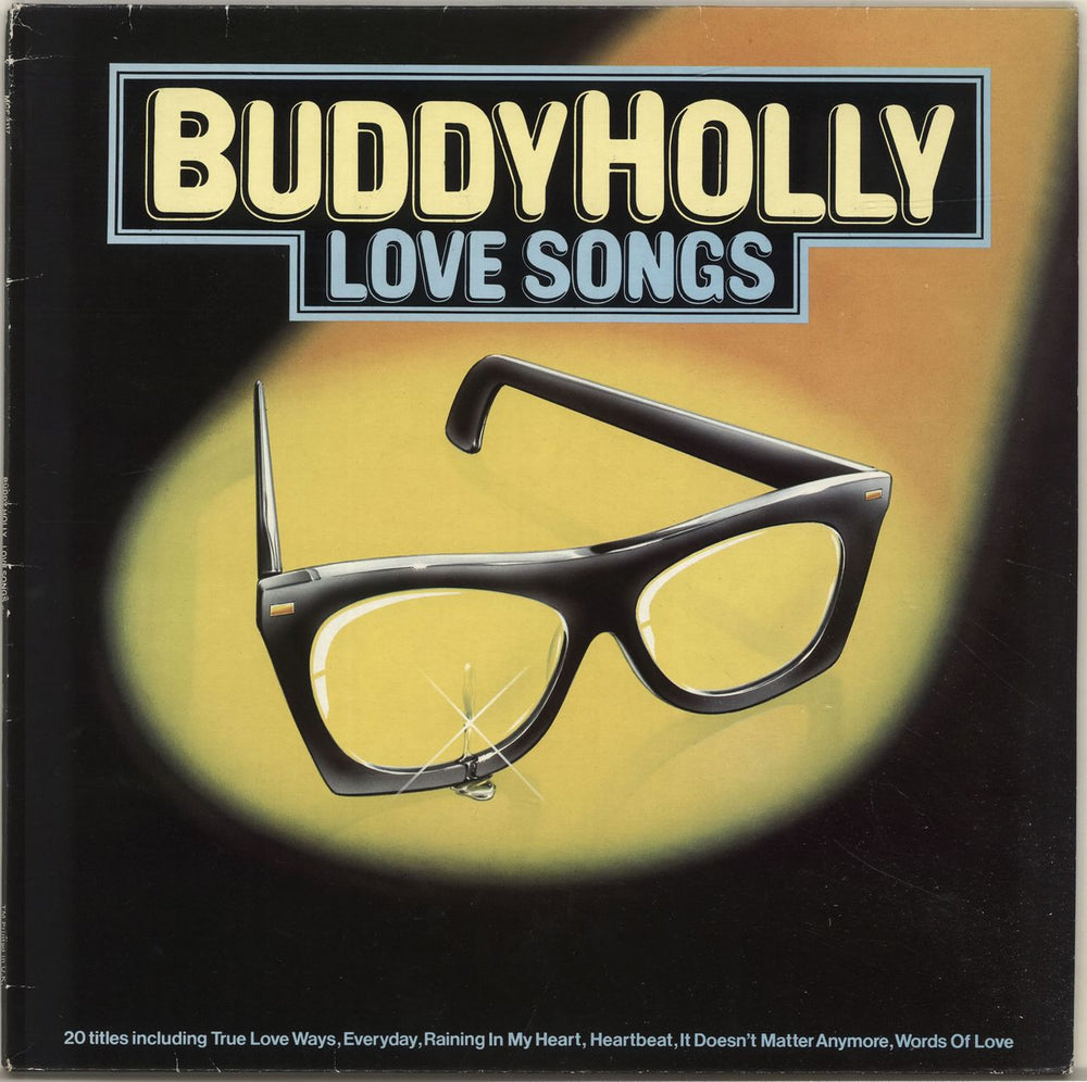 Buddy Holly Love Songs UK vinyl LP album (LP record) MCF3117