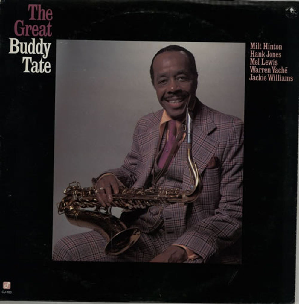 Buddy Tate The Great Buddy Tate US vinyl LP album (LP record) CJ-163