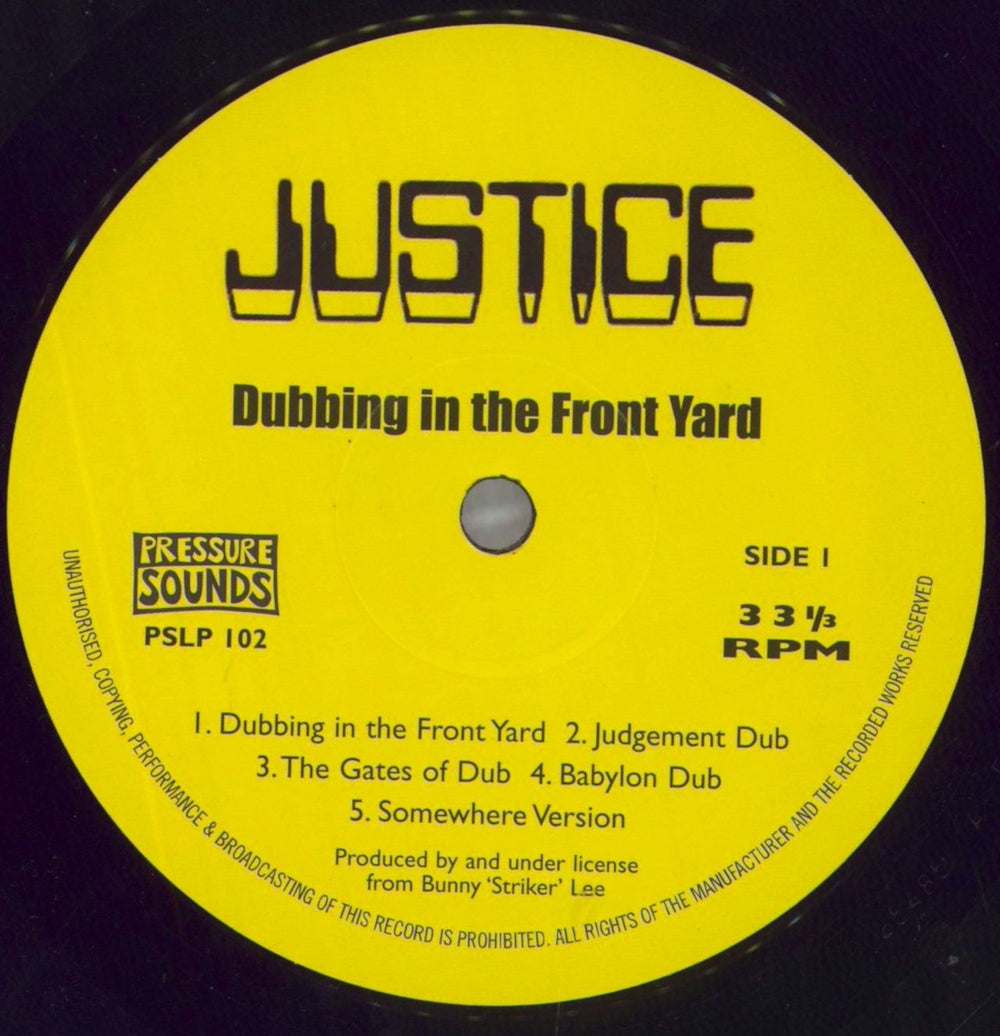 Bunny Lee Bunny Lee Presents Dubbing In The Front Yard + Conflict Dub —  RareVinyl.com