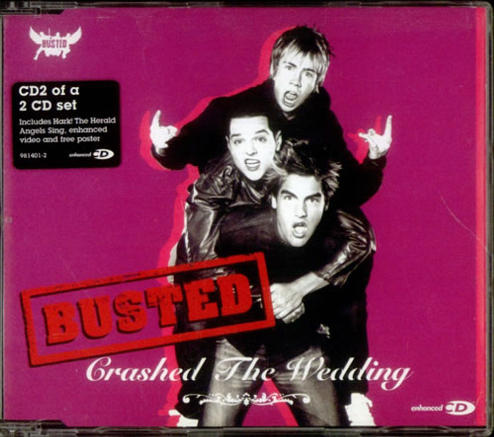 Busted Crashed The Wedding UK 2-CD single set (Double CD single) BSD2SCR261924