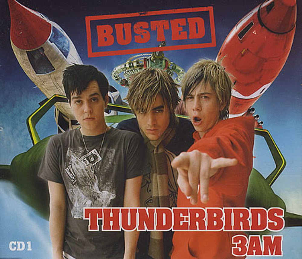 Busted Thunderbirds / 3am UK CD single (CD5 / 5") MCSTD40375