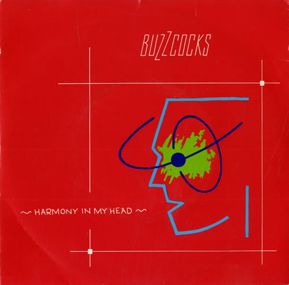 Buzzcocks Harmony In My Head - Red P/S UK 7" vinyl single (7 inch record / 45) UP36541