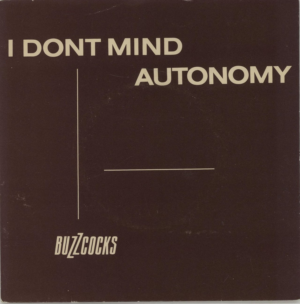 Buzzcocks I Don't Mind UK 7" vinyl single (7 inch record / 45) UP36386