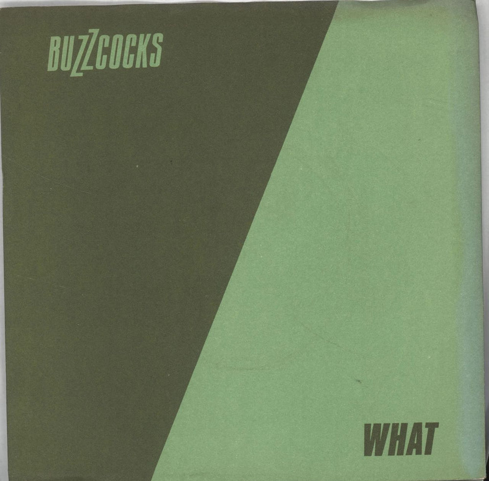 Buzzcocks What Do I Get - P/S UK 7" vinyl single (7 inch record / 45) UP36348