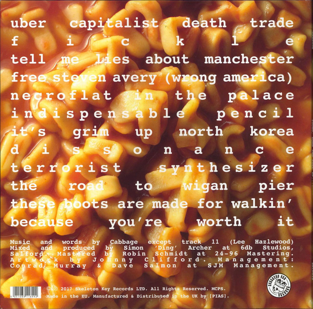 Cabbage Young Dumb And Full Of... - RSD17 - Orange Vinyl UK 2-LP vinyl record set (Double LP Album) 5051083116992