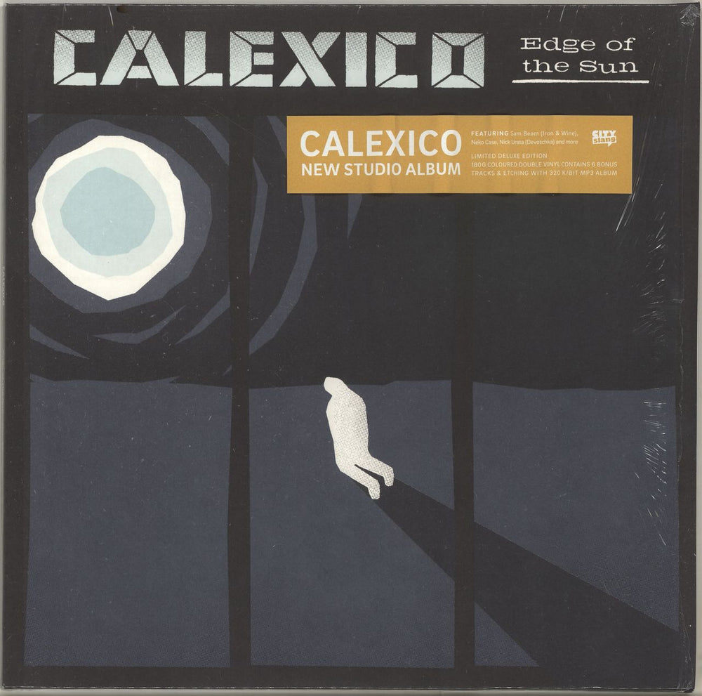 Calexico Edge Of The Sun - 180gram Blue & Green Vinyl UK 2-LP vinyl record set (Double LP Album) SLANG50072DLP