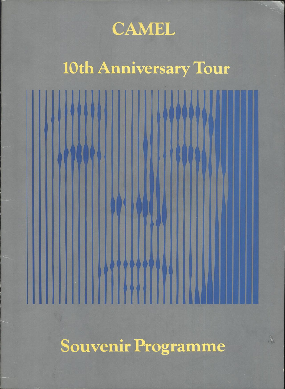 Camel 10th Anniversary Tour UK tour programme TOUR PROGRAMME