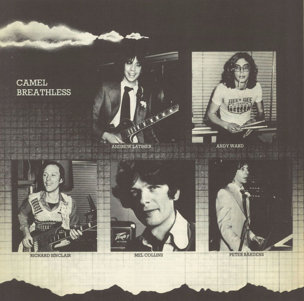 Camel Breathless Japanese vinyl LP album (LP record)