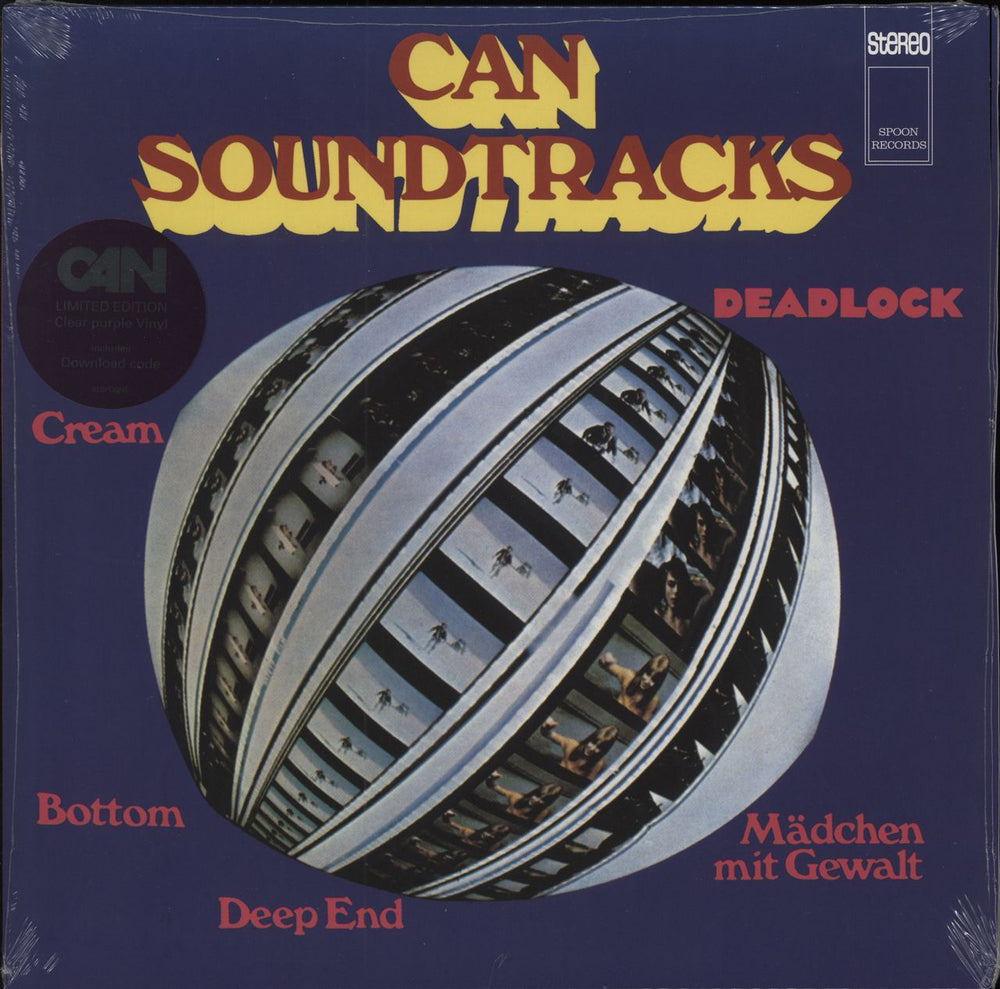 Can Soundtracks - Purple Vinyl - Sealed UK vinyl LP album (LP record) XLSPOON5