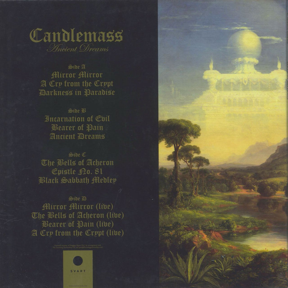 Candlemass Ancient Dreams - Gold/White 180gm Vinyl Finnish 2-LP vinyl record set (Double LP Album) 801056747013